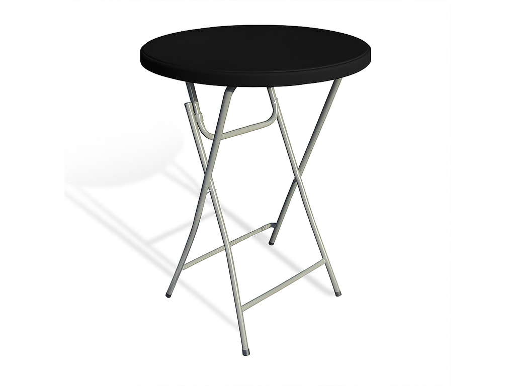 Stehtisch - Durchmesser 80cm, Höhe 110cm, Farbe schwarz