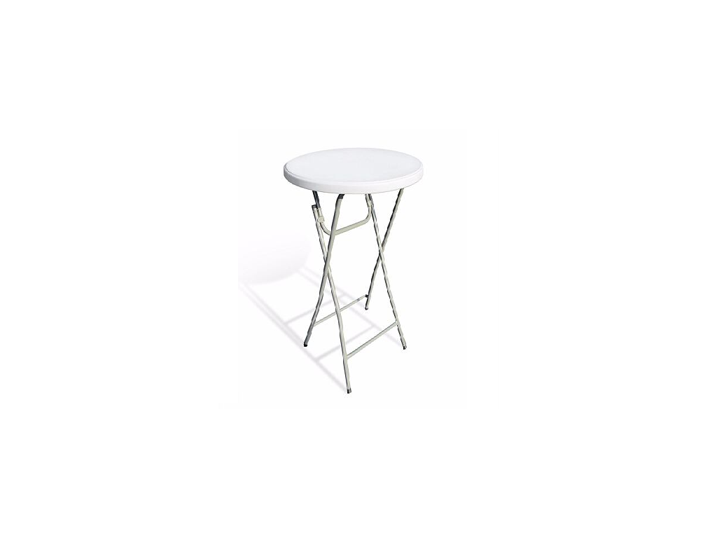 Stehtisch - Durchmesser 60cm, Höhe 110cm, Farbe weiß