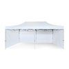 Faltpavillon 3x6m ALU Standard volle Seitenwände (Farbe Oliv)